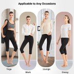 Buttery Soft High Waisted Capri Leggings for Women
