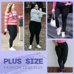 Walifrey Buttery Soft Plus Size High Waist Leggings