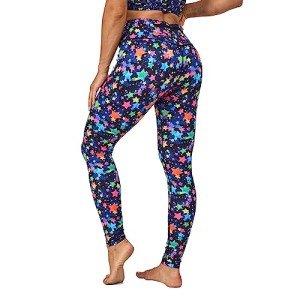 7/8 Tummy Control Leggings with Pockets - Stars