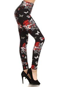 High Waisted Checkered & Animal Print Leggings
