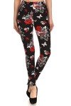 High Waisted Checkered & Animal Print Leggings