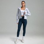 Blue Leopard High Waisted Tummy Control Leggings