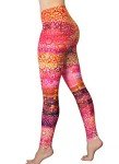 Soft Printed Yoga Leggings for Women - Sunrise Design