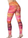 Soft Printed Yoga Leggings for Women - Sunrise Design