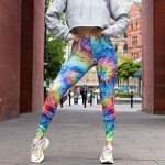 Mandala Printed Tummy Control Workout Leggings