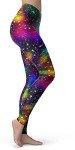 Galaxy Print 80s Leggings - Soft & Stretchy