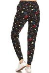Cosmic Queen Print Jogger Pants with Pockets