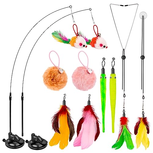 Bengal Cat Interactive Toys with 10 Replacements