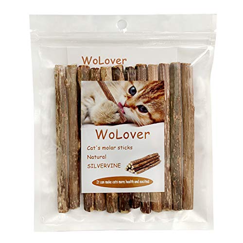 Natural Silvervine Catnip Chew Sticks (12+ pcs)
