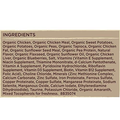 Organic Chicken & Sweet Potato Dog Food - 4lbs