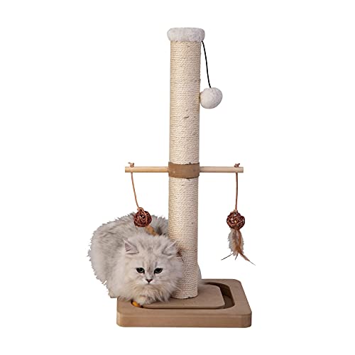 Premium Bengal Cat Scratching Post & Toy Combo