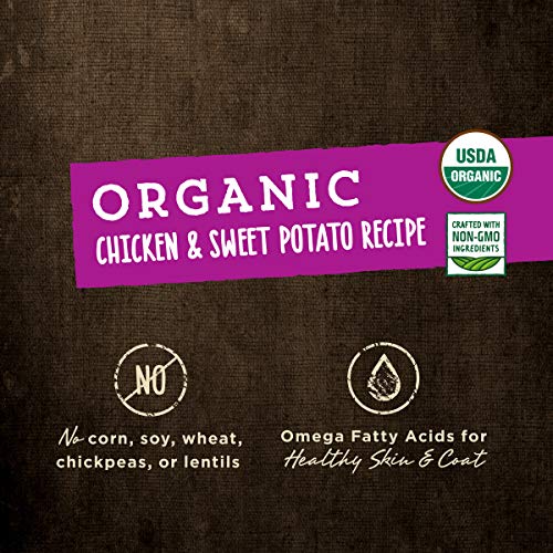 Organic Chicken & Sweet Potato Dog Food - 4lbs