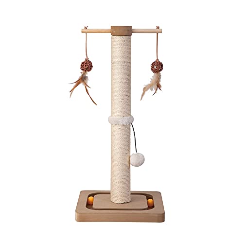 Premium Bengal Cat Scratching Post & Toy Combo
