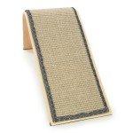 SmartyKat Sisal Angle Cat Scratch Ramp, Includes Catnip - Natural, One Size, Tan