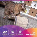 SmartyKat Sisal Angle Cat Scratch Ramp, Includes Catnip - Natural, One Size, Tan