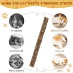 Natural Silvervine Catnip Chew Sticks (12+ pcs)