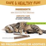 Natural Silvervine Catnip Chew Sticks (12+ pcs)