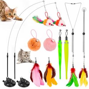 Bengal Cat Interactive Toys with 10 Replacements