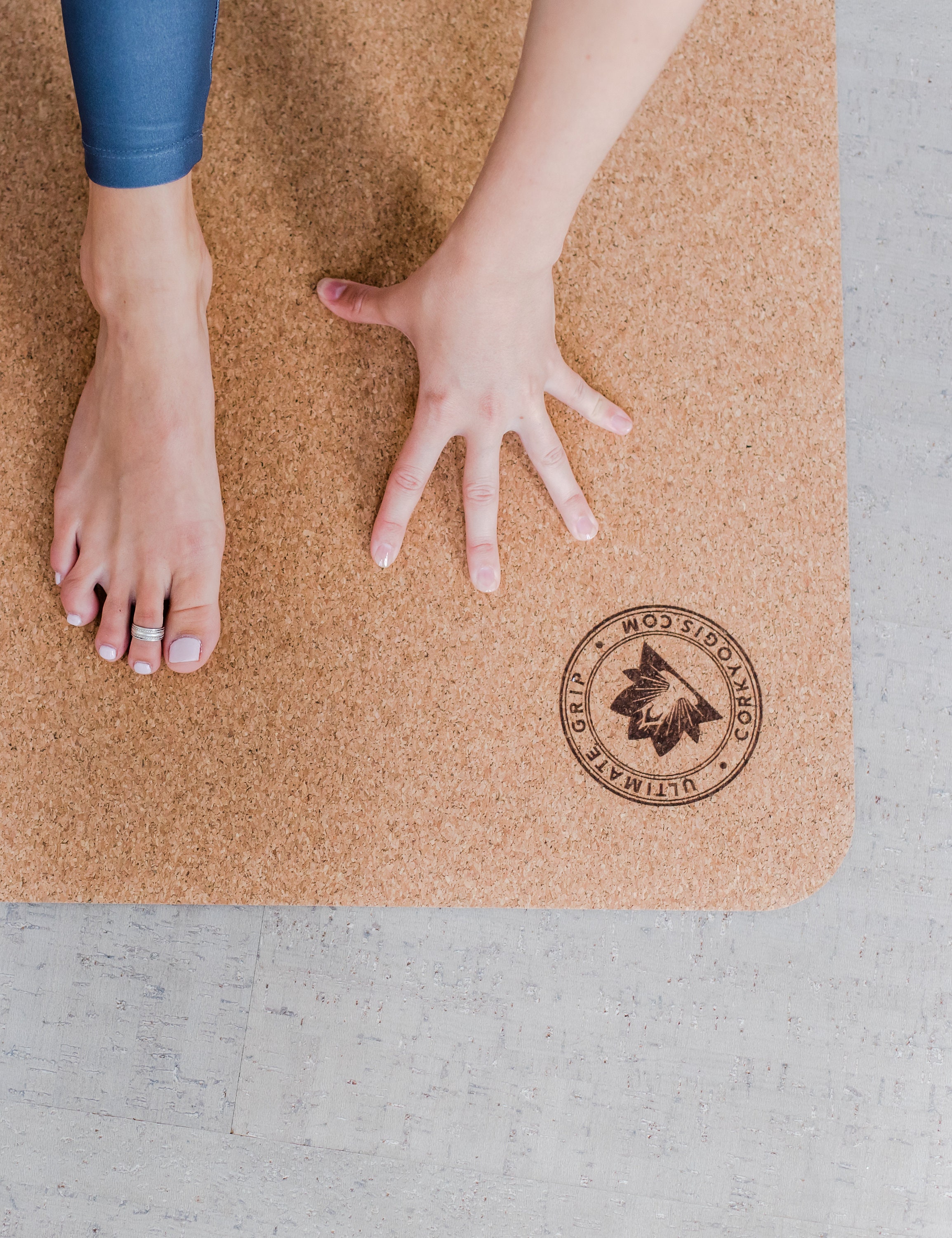 Eco-Friendly Natural Cork Yoga Mat - Classic Yogi