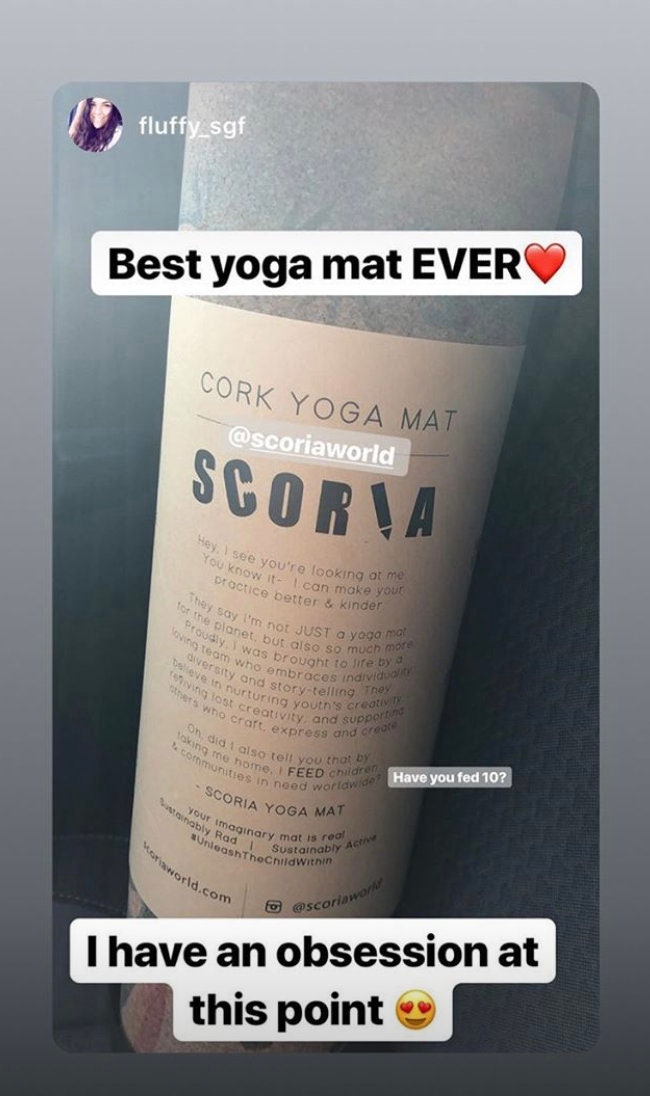 X-Tall Essential Cork Yoga Mat by Scoria |  natural & non-toxic | 6'7 long | 4.5mm