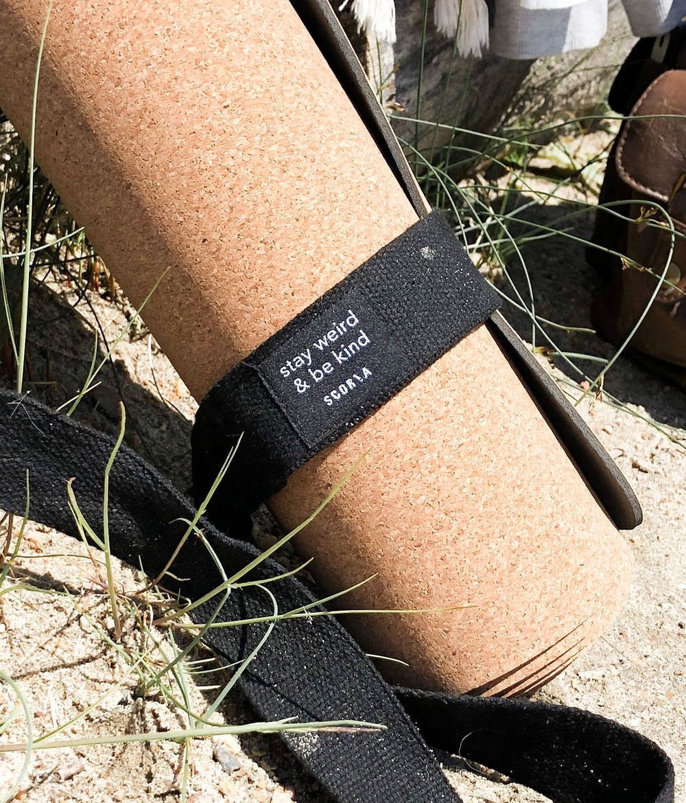 X-Tall Essential Cork Yoga Mat by Scoria |  natural & non-toxic | 6'7 long | 4.5mm