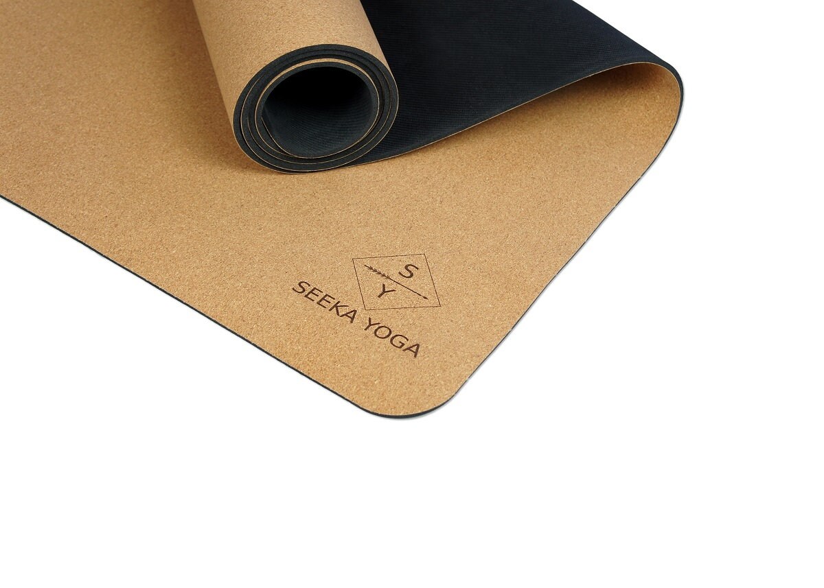 Moon Laser Printed Cork Yoga Mat