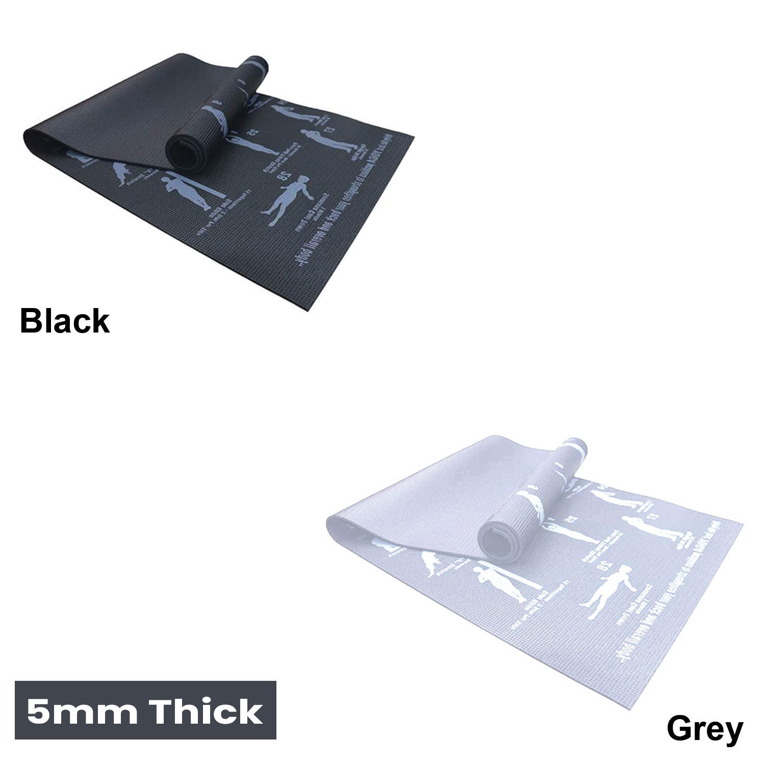 Non-Slip Yoga Mat with Carry Bag