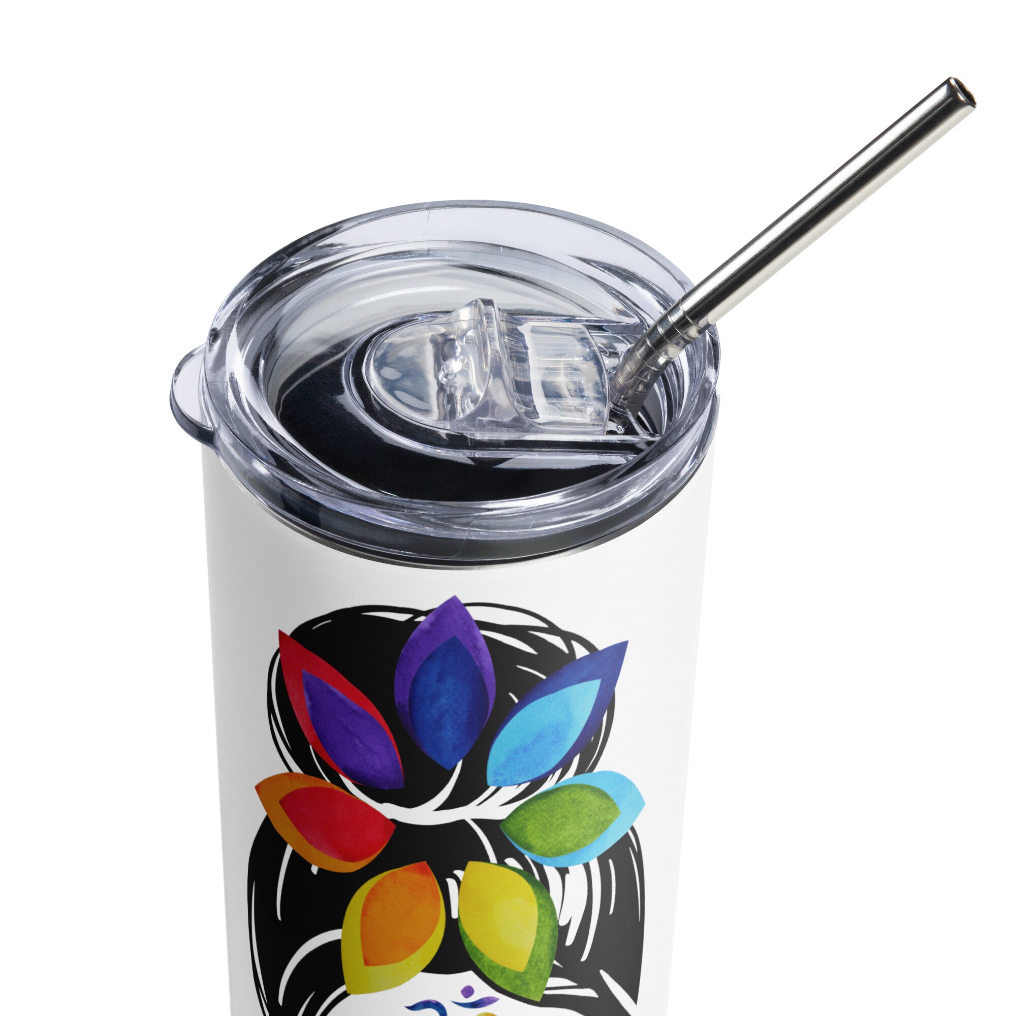 Yoga Energy Healing Stainless Steel Tumbler