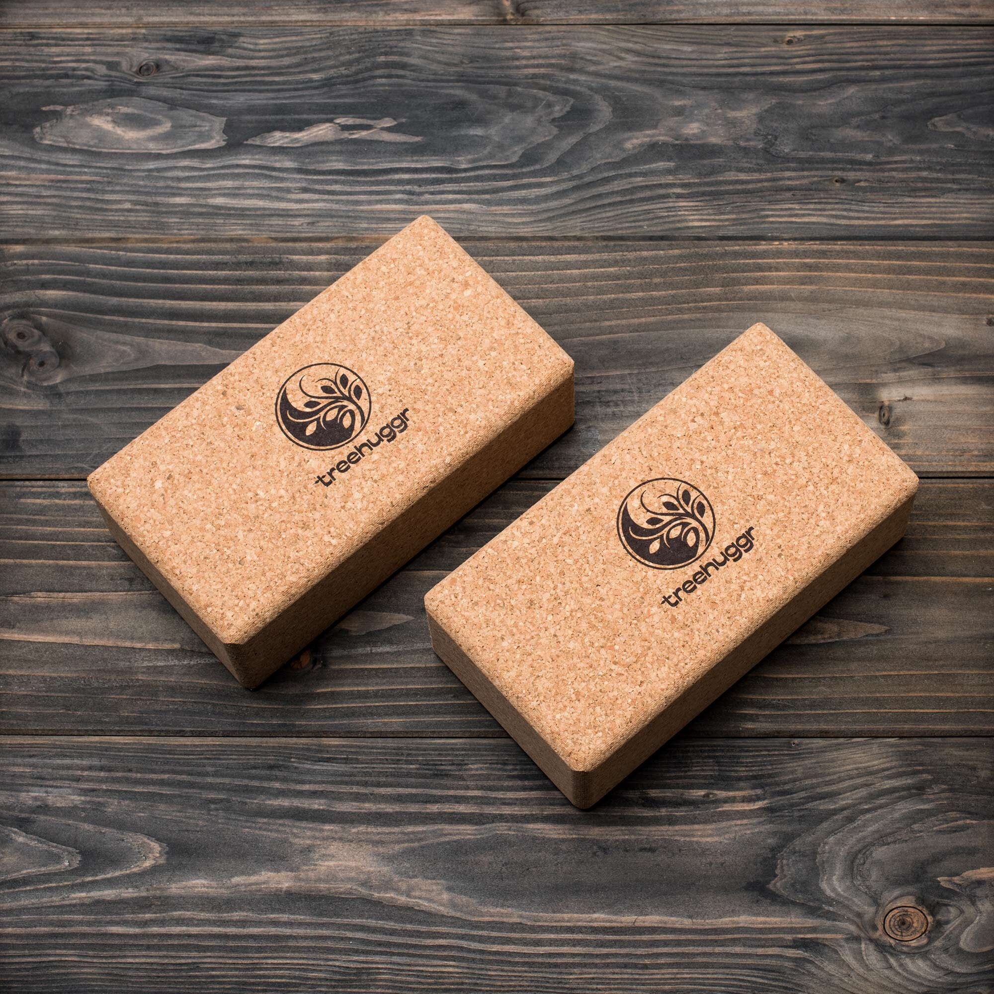 Medium Cork Yoga Block Set