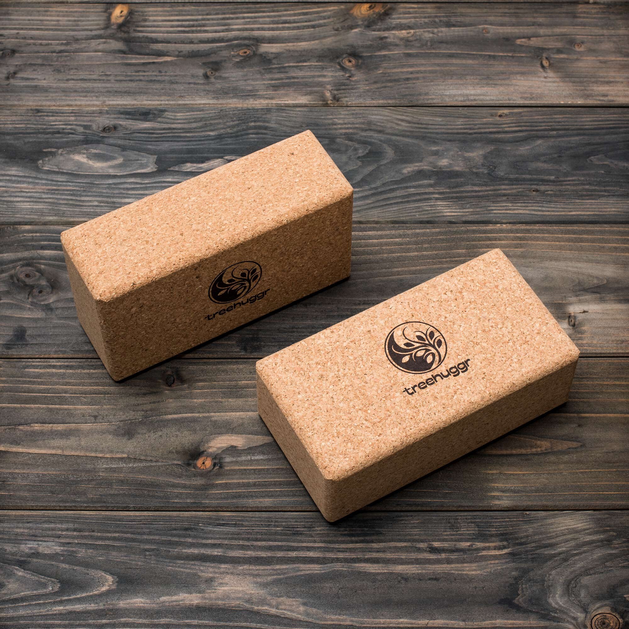 Medium Cork Yoga Block Set