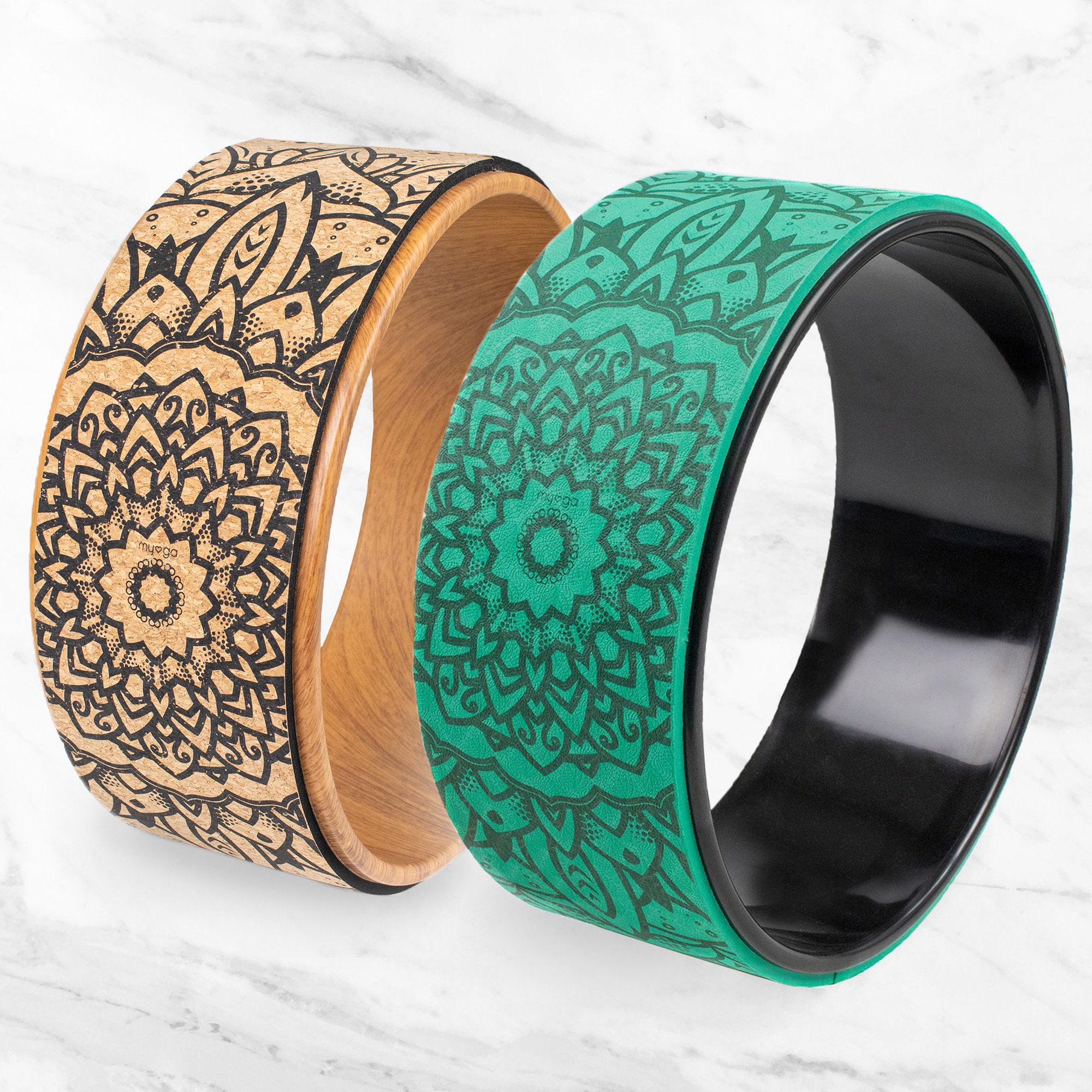 Eco-friendly Vegan Cork Yoga Wheel, Yoga Products