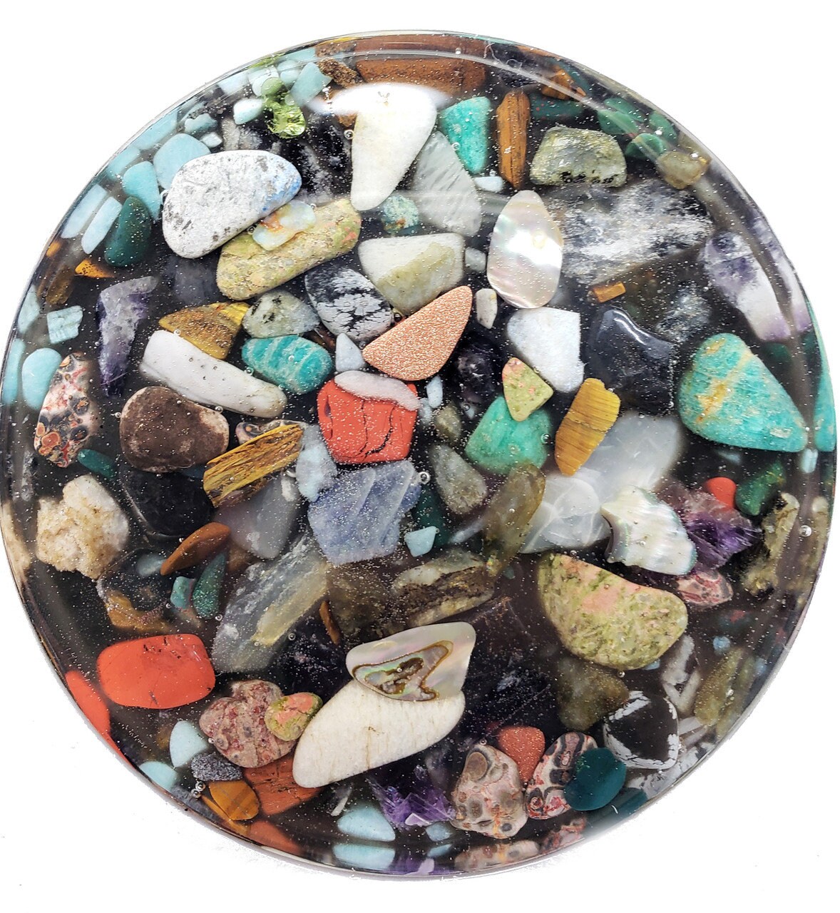 Gemstone VibesUP Woodgrain Insulated Yoga Water Bottle