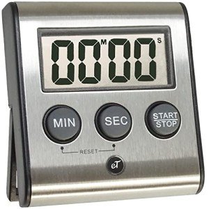 Stainless Steel Digital Kitchen Timer with Loud Alarm