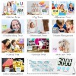 2-Pack Magnetic Digital Timers for Kids & Cooking