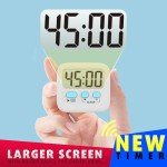 2-Pack Magnetic Digital Timers for Kids & Cooking