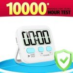 2-Pack Magnetic Digital Timers for Kids & Cooking