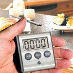 Large Display Magnetic Kitchen Timer with Loud Alarm