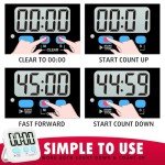 2-Pack Magnetic Digital Timers for Kids & Cooking