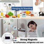 2-Pack Digital Kitchen Timers with Loud Alarm