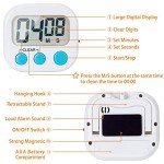 2-Pack Digital Kitchen Timers with Loud Alarm