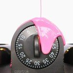 60-Minute Wind-Up Visual Kitchen Timer, Black