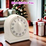 60-Minute Wind-Up Timer with Loud Alarm