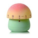 Whimsical Mushroom Mechanical Kitchen Timer – 60 Minutes