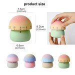 Whimsical Mushroom Mechanical Kitchen Timer – 60 Minutes