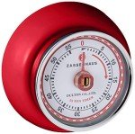 Zassenhaus Retro Magnetic Kitchen Timer - Red