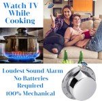 Mechanical Kitchen Timer with Loud Alarm and Magnet