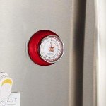 Zassenhaus Retro Magnetic Kitchen Timer - Red