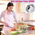 Mechanical Kitchen Timer with Loud Alarm and Magnet