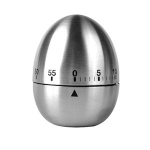 Jayron Stainless Steel 60-Minute Egg Timer