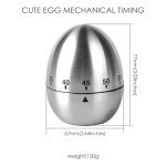 Jayron Stainless Steel 60-Minute Egg Timer
